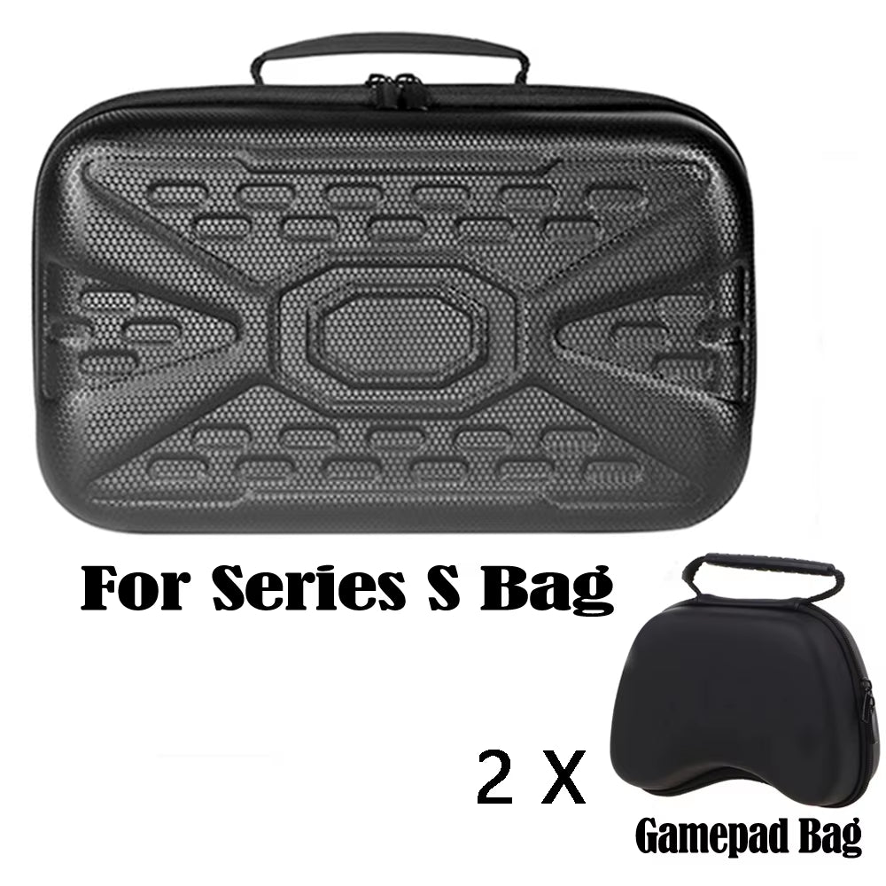 For X Box Xbox Series X S Bag Game Console Gamepad Controller Storage Organizer Travel Suitcase Carry Case Accessory Funda Tool
