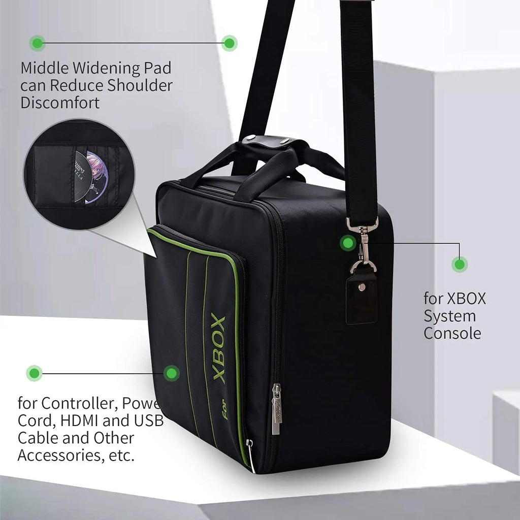 Carrying Case for Xbox Series X S, Xbox Series X Carrying Case Travel, Travel Bag for Xbox Console, Controllers&Otheraccessories