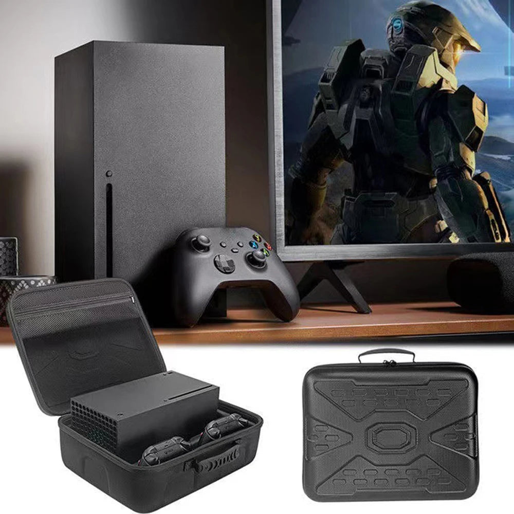 For X Box Xbox Series X S Bag Game Console Gamepad Controller Storage Organizer Travel Suitcase Carry Case Accessory Funda Tool
