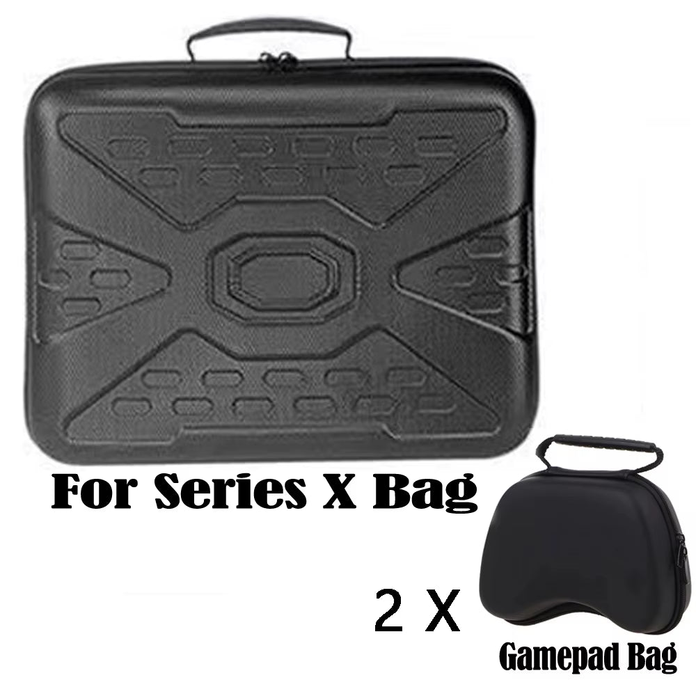 For X Box Xbox Series X S Bag Game Console Gamepad Controller Storage Organizer Travel Suitcase Carry Case Accessory Funda Tool