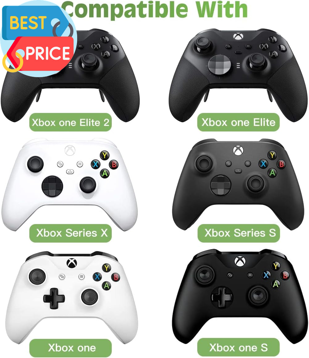 Green Backlight Keyboard for Xbox One, Xbox Series X/S,Wireless Chatpad Message